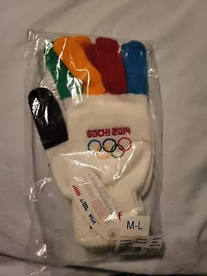 Sochi 2014 Olympic Games Bosco Sport Offical Gloves NWT Size M-L Knit New • $17