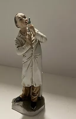 VTG Rare Arnart In Capodimonte Porcelain Figure Of A Doctor Preparing A Syringe • $32.03