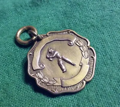 Vintage 1947 Gold-Tone Brass Sports Baseball Medal Big Bear Lake Champions • $7