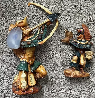 Aztec Warrior Statues • $50