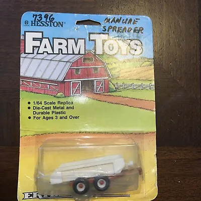 1/64TH ERTL HESSTON 7336 Manure Spreader RARE!!! 1986 • $22.99