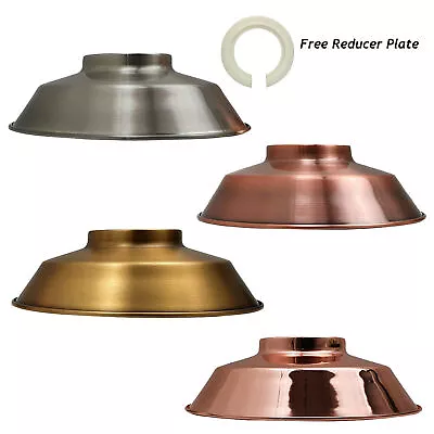 Retro Industrial Style Light Shade Modern Ceiling Pendant Lampshade Metal Shades • £5.99
