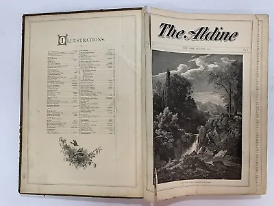 THE ALDINE Typographic Art Journal Volume 4 1871-72 James Sutton & Co. Illust • $85.50