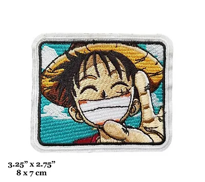 One Piece Series Monkey D. Luffy Straw Hat Embroidered Iron On Patch • $4.99