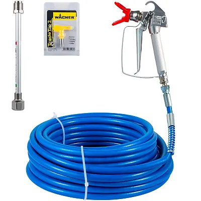 VEVOR Airless Paint Spray Hose Kit 50ft 1/4  Swivel Joint 3600psi With 517 Tip • $38.99