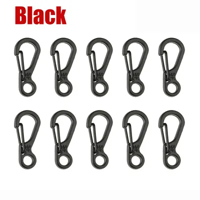 10-30X Mini SF Aluminum Spring Carabiner Clip Keychain Outdoor Snap Camping Hook • $11.29