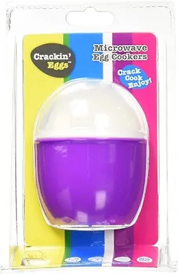 Crackin' Eggs Microwave Egg Cooker Poached Scrambled Double Wall Bpa Free • £4.99