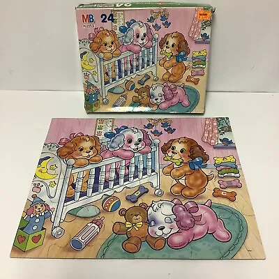 Vintage Puppy Surprise Puzzle 24 Pieces Complete Hasbro 1992 Milton Bradley • $14.62