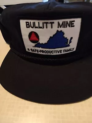 Mid 80's Virginia Operations Westmorland Bullitt Mines Ball Cap Hat • $12