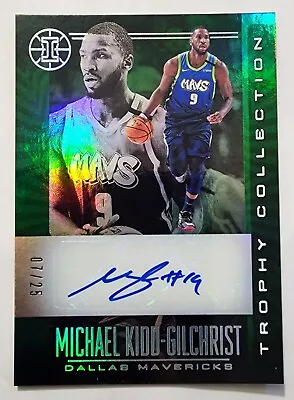 2019-20 Illusions Michael Kidd-Gilchrist Trophy Collection Auto #TC-MKG 7/25 /25 • $11.99