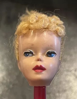 Vintage Ponytail Barbie Doll-Blonde HEAD ONLY #4- Tight Poodle Curls • $19.99