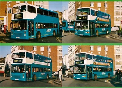 4 Bus Photos ~ Arriva Merseyside Palatines - Olympians & DAF - Liverpool C.2002 • £4.25