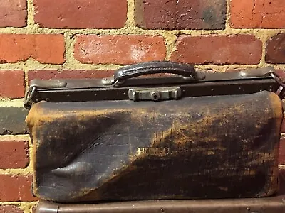 Vintage Antique Gladstone Doctors Travel Bag • $180