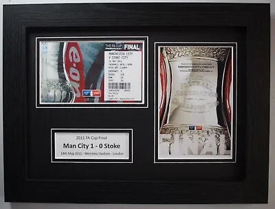 2011 FA Cup Final A4 Photo Ticket Display Football Programme Manchester City • £10.99