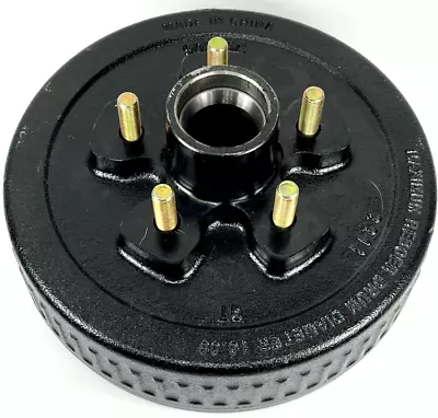 Trailer Brake Drum & Hub W/o Bearings - 90545C - 5-Lug 4-1/8  BPD - 10-1/2  OD • $37.49