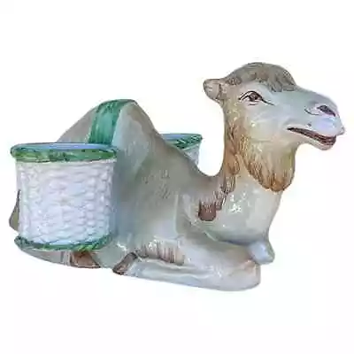 Vintage Majolica Camel Planter • £433.89