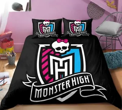 Monster High Single/Double/Queen/King Bed Quilt Cover Set • $51.47