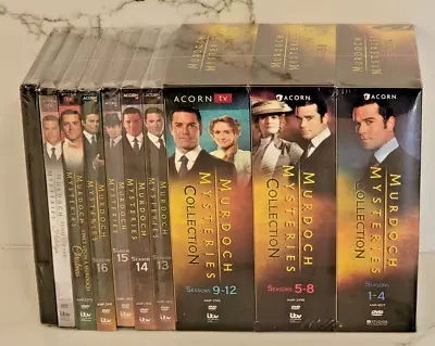 MURDOCH MYSTERIES Complete Series Seasons 1-16+3 MOVIES DVD Bundle Set-US Seller • $83.59