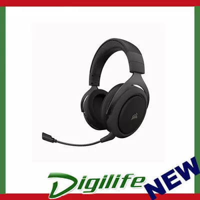 $189 • Buy Corsair HS70 Pro Wireless Gaming Headset Carbon. 7.1 Sound, Up To 16hrs Of Playb