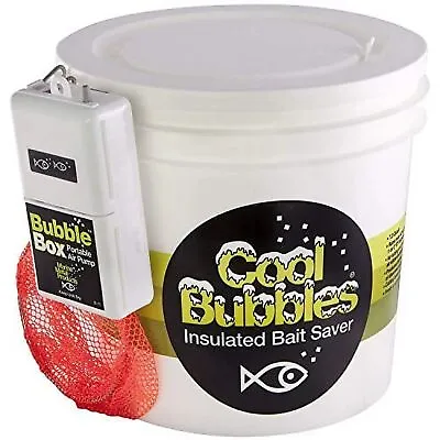 Ocean Metal Cooling Bubble 8 Qt Insulated Bucket With Bubble Box Aerator • $23.01