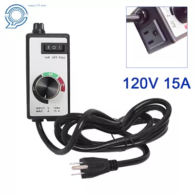 Universal Speed Controller Router Fan Variable Electric Motor Rheostat AC 120V • $17.62