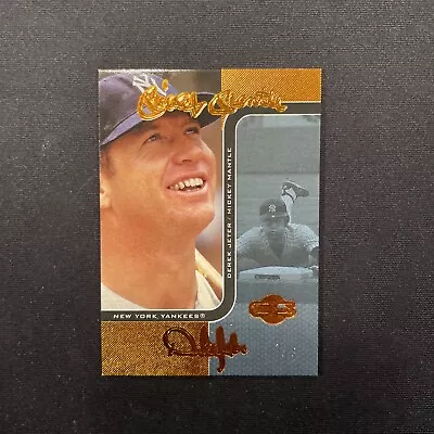 2006 Topps Co-Signers Mickey Mantle Derek Jeter 53/125 • $24.99