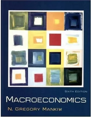 Macroeconomics By Mankiw Paperback Book The Fast Free Shipping • $12.16