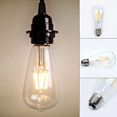 $16.06 • Buy 2W-8W Watt Edison E27 Vintage Retro Screw LED Filament Light Lamp Bulb SALE UK