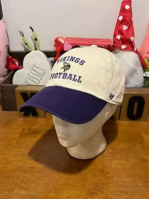 NFL Minnesota Vikings 47’ Brand Adjustable Strapback Hat Cap • $10.50