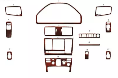 Wood Look Dash Trim Kit For Volvo XC90 2002-2009 Auto Interior Panel • $90.40