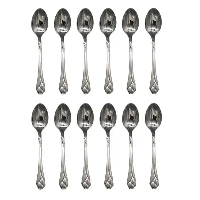 Mikasa Sweet Pea 18/8 Stainless Steel 6 3/8  Teaspoon (Set Of Twelve) • $249.99