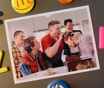 £10.59 • Buy Back To The Future Fridge Magnet Gift Bully BIFF Marty McFLY Diner Movie Scene