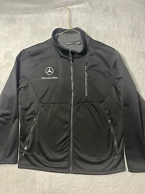 Mercedes Benz Swiss Tech Mens Soft Shell Cold Weather Fleece Lined Jacket Med* • $58.37