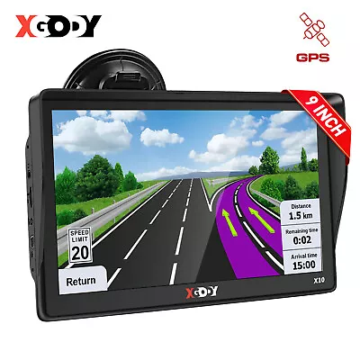 2024 XGODY 9  Touchscreen GPS Navigation Truck Navigator With Free Australia Map • $120.99