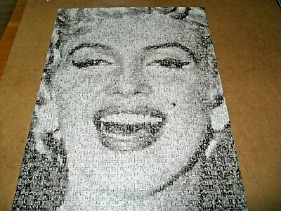 Marilyn Monroe Photomosaics Puzzle Robert Silvers Buffalo 1000 Piece With Poster • $22.99