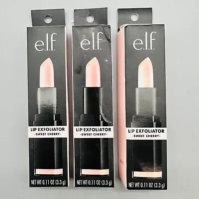 E.l.f. Lip Exfoliator Smoothing Conditioning Sweet Cherry 3PK X 0.11oz • $10.50