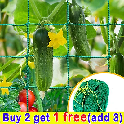 £4.89 • Buy Plant Support Mesh Garden Net Vegetable,Fruit` Climbing Netting Pea Bean Trellis