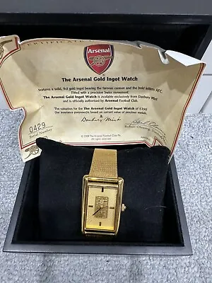 Arsenal (9ct Gold Inglot) Watch • £380