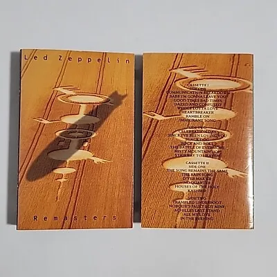 LED ZEPPELIN - 'Remasters' 1990 Twin Cassette Tape Album AUST. PRESSING ATLANTIC • $29.99