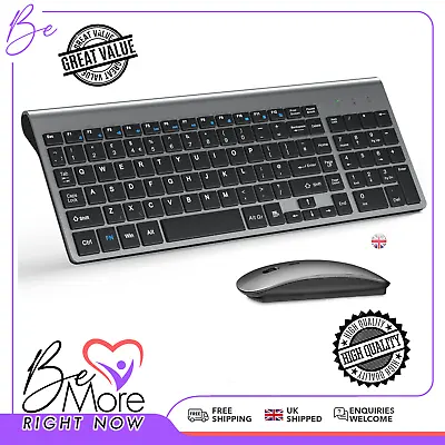 TopMate Ultra Slim Wireless Keyboard And Mouse Combo 2.4G USB 2400DPI PC / Mac • £37.99