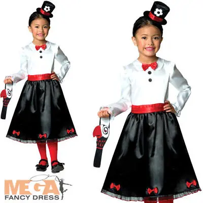 £12.49 • Buy Victorian Nanny Girls Fancy Dress World Book Day Week Kids Childrens Costume New