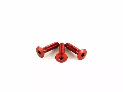 Mounting Screws For Thorens Td 125 Tonarmbasis Tonarmbrett Red • $49.82