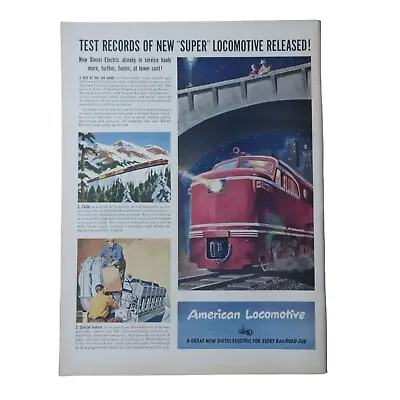 1946 American Locomotive / Wear-Ever Pressure Cooker  - Vintage Print Ad • $17.07