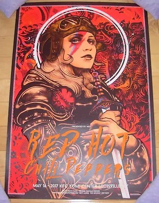 $59.99 • Buy RED HOT CHILI PEPPERS Concert Gig Poster Print LOUISVILLE 5-16 2017 Nikita Kaun