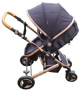 3 In 1 Pram Newborn Baby Buggy Set Travel System With Car Seat Folding Pushchair • £185