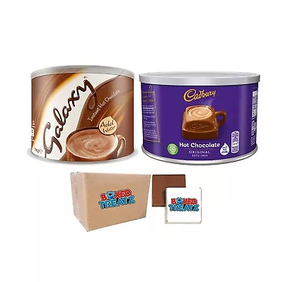 Cadbury Drinking Chocolate Tin 1kg + Galaxy Instant Hot Chocolate Tin 1kg (2kg) • £21.99