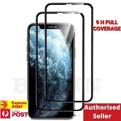 For IPhone 15 14 13 12 11 XS XR X Full CoverageTempered Glass Screen Protector • $8.05