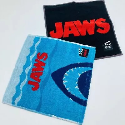 JAWS 1975 2 Hand Towel Set Marushin Japan Great White Shark Poster Scene • $38.19