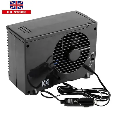 12V Portable Evaporative Mini Air Conditioner Home Car Water Cooler Cooling Fan • £21.64