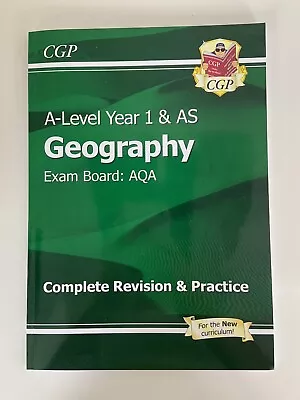 A Levelgeography Aqa Year 1/ As Level Cgp Revision Book • £4